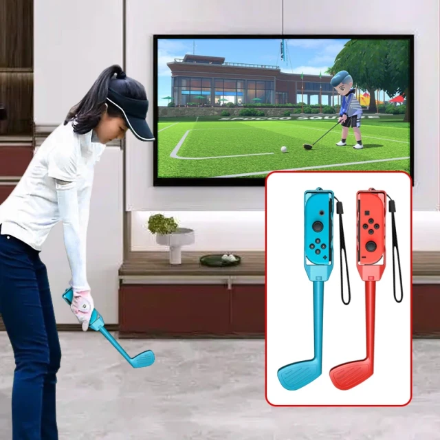 Набір аксесуарів Hurtel 10 в 1 для Nintendo Switch Sports Red and Blue (5907769384547)