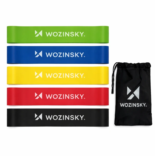 Фитнес-резинки Wozinsky WGO-5 из латекса 5 шт (5907769384608)