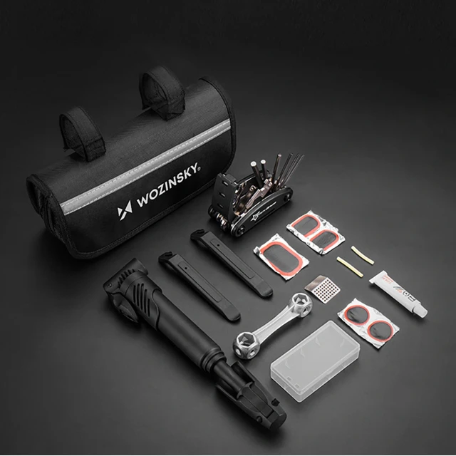 Набір інструментів Wozinsky WMZ-01N мультитул велосипедний 16в1 Black (5907769384806)