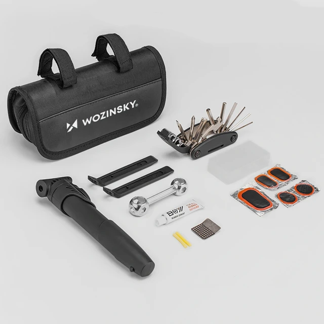 Набір інструментів Wozinsky WMZ-01N мультитул велосипедний 16в1 Black (5907769384806)