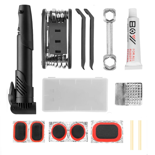 Набір інструментів Wozinsky WMZ-01N мультитул велосипедний 16в1 Black (5907769384806)