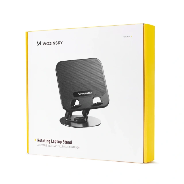 Підставка Wozinsky WRS-K75 обертова для ноутбука планшета Black (5907769384912)