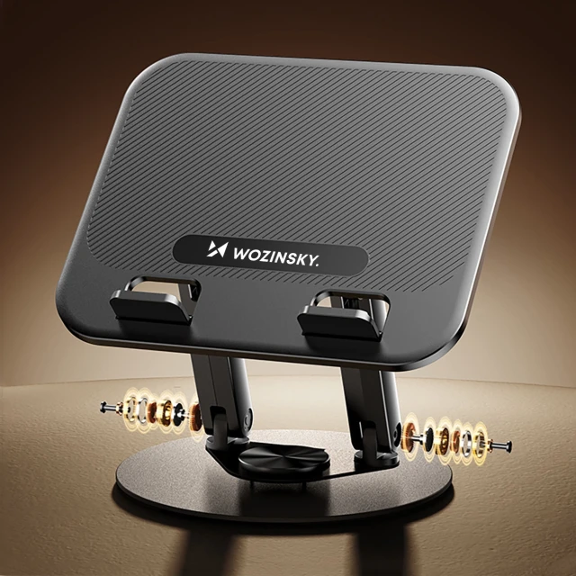 Підставка Wozinsky WRS-K75 обертова для ноутбука планшета Black (5907769384912)