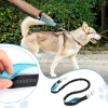Поясна сумка з еластичним повідцем для бігу з собакою Wozinsky WPST-01 Black (5907769384974)