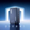 Зарядна станція Wozinsky WSL-440 440W GaN QC3 Black (5907769385070)