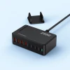 Зарядна станція Wozinsky 240W GaN QC3 Black (5907769385087)
