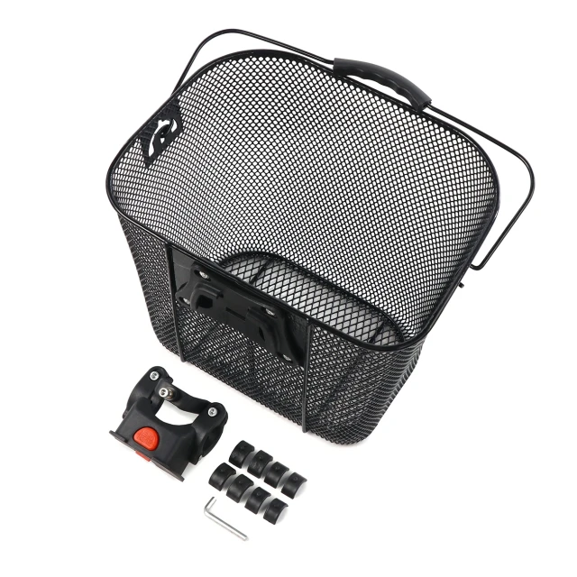 Кошик Wozinsky WKM-MM велосипедний металевий Black (5907769385292)