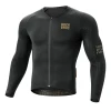 Футболка велосипедна Rockbros YDCX008 Diamond з довгим рукавом 2XL Black