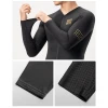 Футболка велосипедна Rockbros YDCX008 Diamond з довгим рукавом 2XL Black