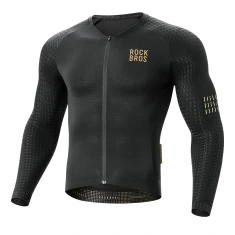 Велофутболка Rockbros YDCX008 Diamond з довгими рукавами розмір 4XL Black