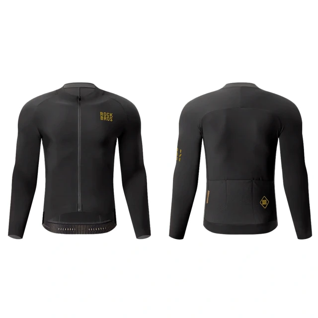 Велокуртка Rockbros YDWT020 Diamond осінь/зима розмір 3XL чорна (5907769386022)