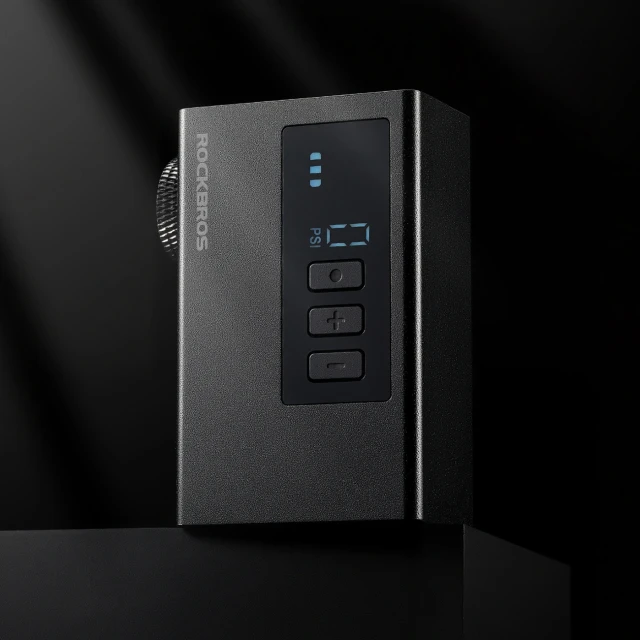Помпа акумуляторна Rockbros AS240 PRO 120 psi компресор 420mAh Black (5907769386312)