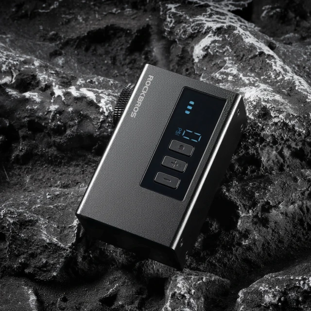 Помпа акумуляторна Rockbros AS240 PRO 120 psi компресор 420mAh Black (5907769386312)