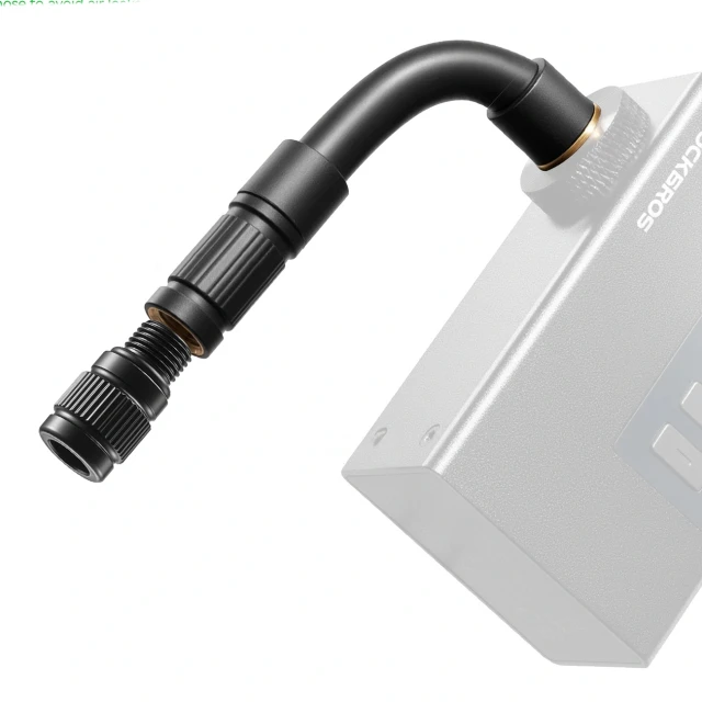 Помпа акумуляторна Rockbros AS240 PRO 120 psi компресор 420mAh Black (5907769386312)