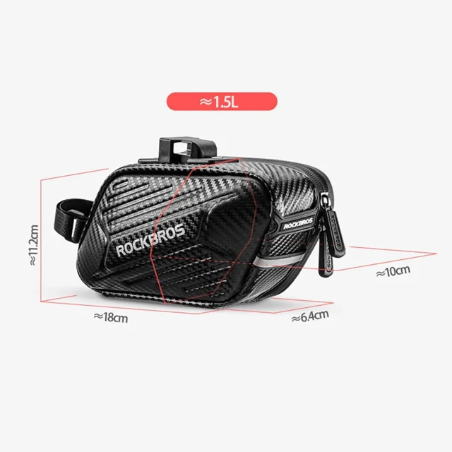 Велосумка Rockbros B59 подседельная 1,5L Black (5907769386442)