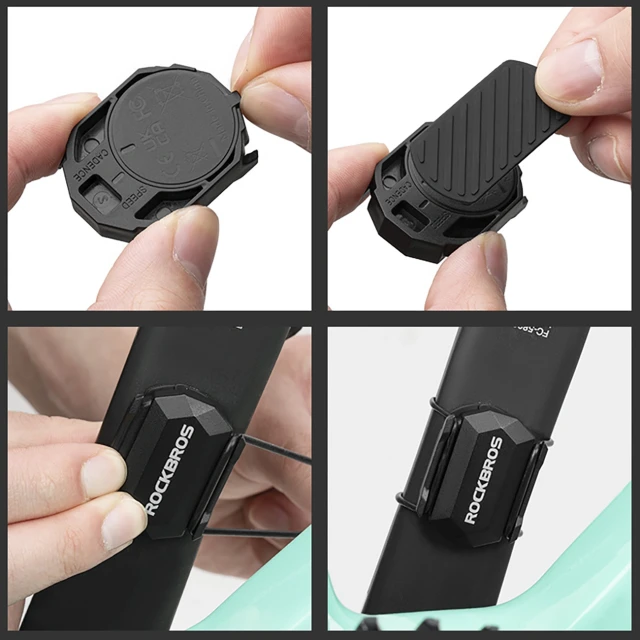 Датчик швидкості та каденсу 2в1 Rockbros C3 ANT+ / Bluetooth чорний (5907769386534)