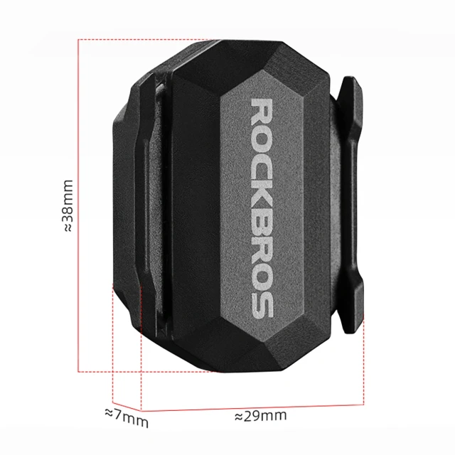 Датчик швидкості та каденсу 2в1 Rockbros C3 ANT+ / Bluetooth чорний (5907769386534)