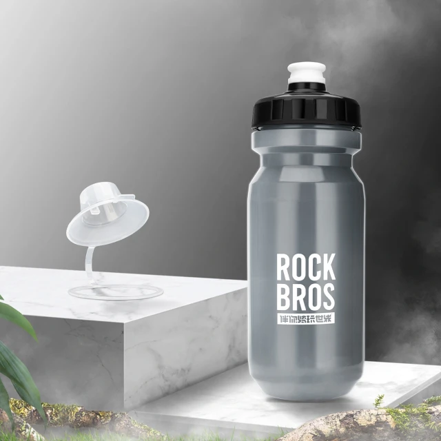Велосипедна пляшка Rockbros 600 ml сіра (5907769386626)