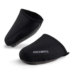 Бахилы Rockbros LF1030 ветрозащитные утепленные 36-42 см черные (5907769386657)