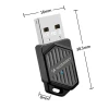 Адаптер Wozinsky USB Wi-Fi 6 з Bluetooth 5.4 Black (6932172644390)