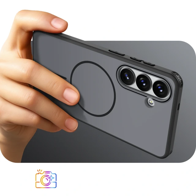 Чохол Tiancai Hybrid Armor для Samsung Galaxy A37 Чорний (5907769387517)