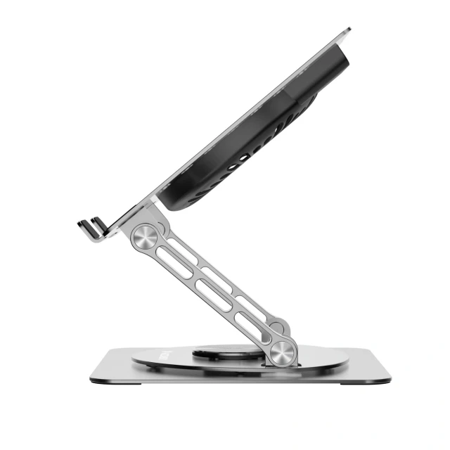 Підставка Wozinsky CoolBase RGB охолоджуюча з обертанням 360° для ноутбука і планшета Silver (5907769387708)