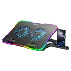 Підставка Wozinsky WDCX-A26 NitroCool RGB охолоджуюча геймерська під ноутбук Black (5907769387722)