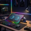 Підставка Wozinsky WDCX-A26 NitroCool RGB охолоджуюча геймерська під ноутбук Black (5907769387722)