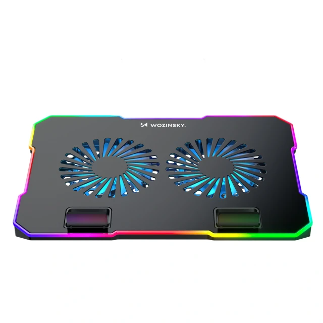 Підставка Wozinsky WDCX-A26 NitroCool RGB охолоджуюча геймерська під ноутбук Black (5907769387722)