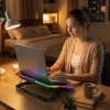 Підставка Wozinsky WDCX-A26 NitroCool RGB охолоджуюча геймерська під ноутбук Black (5907769387722)