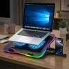Підставка Wozinsky WDCX-A26 NitroCool RGB охолоджуюча геймерська під ноутбук Black (5907769387722)