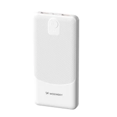 Powerbank Wozinsky Wpower WPBBK-3 10000 mAh 10 W 2x USB-A 2A White (5907769387739)