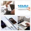 Powerbank Wozinsky Wpower WPBBK-3 10000 mAh 10 W 2x USB-A 2A White (5907769387739)