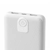 Powerbank Wozinsky Wpower WPBBK-3 10000 mAh 10 W 2x USB-A 2A White (5907769387739)