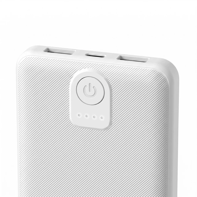 Powerbank Wozinsky Wpower WPBBK-3 10000 mAh 10 W 2x USB-A 2A White (5907769387739)