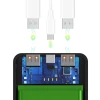 Powerbank Wozinsky Wpower WPBBK-3 10000 mAh 10 W 2x USB-A 2A White (5907769387739)