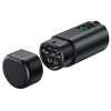 Адаптер V2L Type 2 - Schuko 3500W з дисплеєм потужності Black (5907769387746)