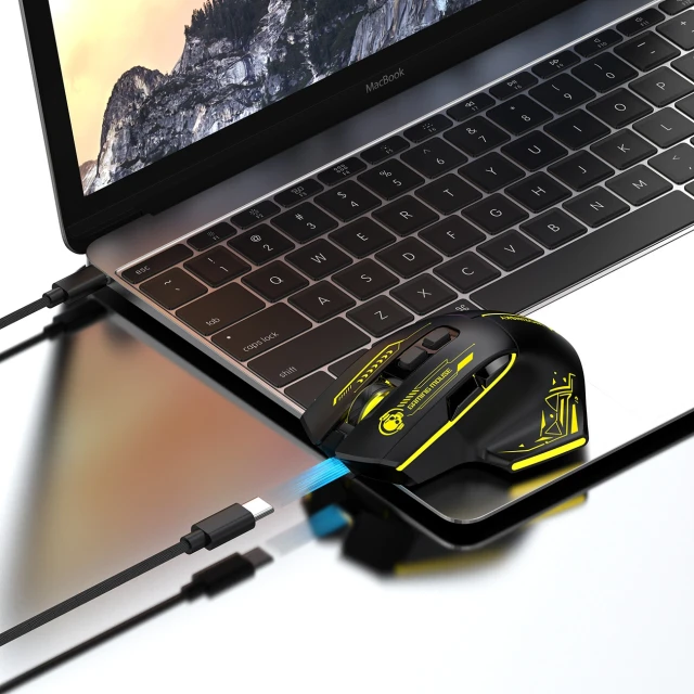 Миша Wozinsky WMGB-1181 Black-Yellow (5907769387913)
