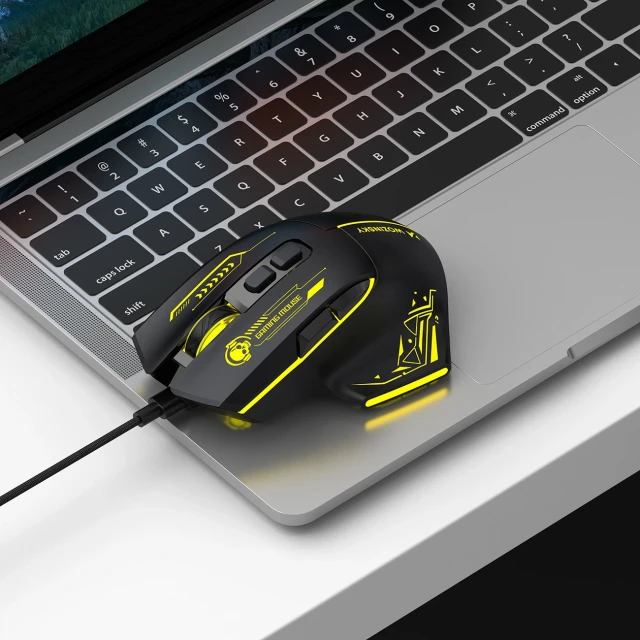 Миша Wozinsky WMGK-1181W Black-Yellow (5907769387920)
