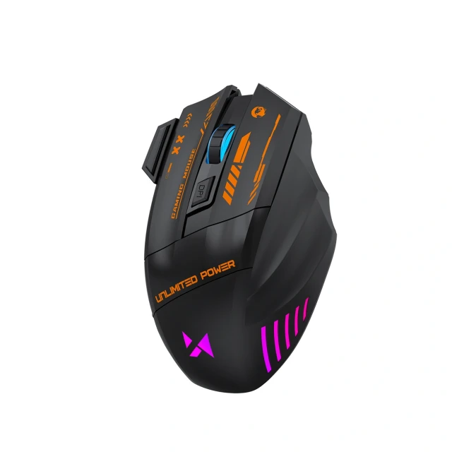 Бездротова ігрова миша Wozinsky WMGB-1179 оптична 3200 DPI з підсвічуванням Black (5907769387937)