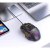 Проводная игровая мышь Wozinsky WMGK-1179W оптическая 7200 DPI с подсветкой Black (5907769387944)