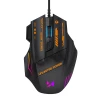 Проводная игровая мышь Wozinsky WMGK-1179W оптическая 7200 DPI с подсветкой Black (5907769387944)