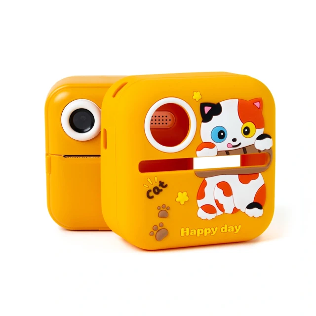 Детский фотоаппарат с термопринтером Wozinsky WDT-05 Orange (5907769387975)