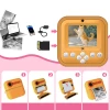 Детский фотоаппарат с термопринтером Wozinsky WDT-05 Orange (5907769387975)