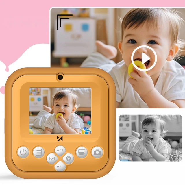 Детский фотоаппарат с термопринтером Wozinsky WDT-05 Orange (5907769387975)