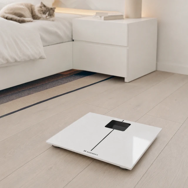 Ваги підлогові Wozinsky WIWL-180 розумні Bluetooth White (5907769388026)