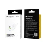 Сетевое зарядное устройство Wozinsky WWC-35W GaN USB-A + USB-C White (5907769388033)