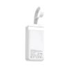 Powerbank Wozinsky W8-W 30000mAh 30W 2x USB-A USB-C White (5907769388118)