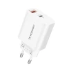 Зарядний пристрій Wozinsky WLS-20W 20W USB-A USB-C White (5907769388149)
