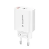 Зарядний пристрій Wozinsky WLS-20W 20W USB-A USB-C White (5907769388149)